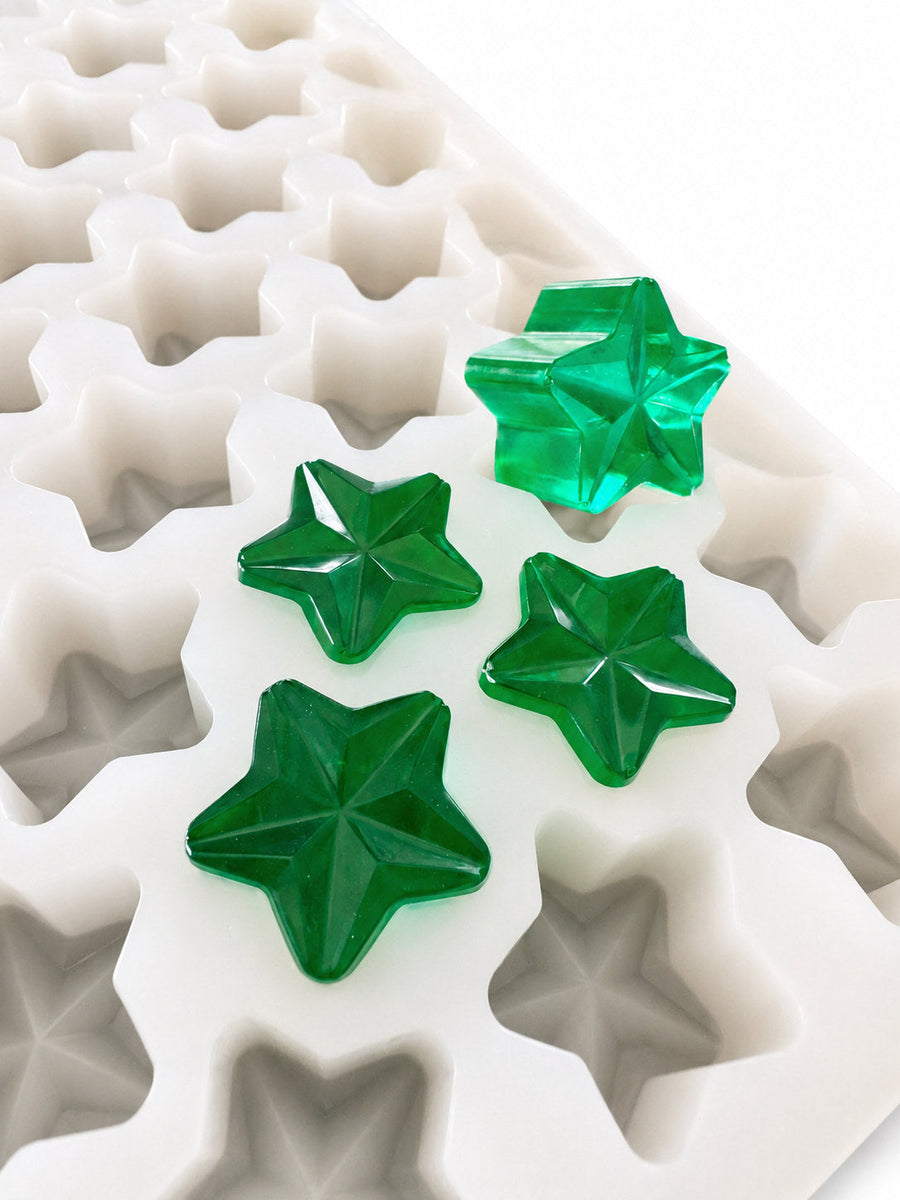 Stervormige gummyvormen