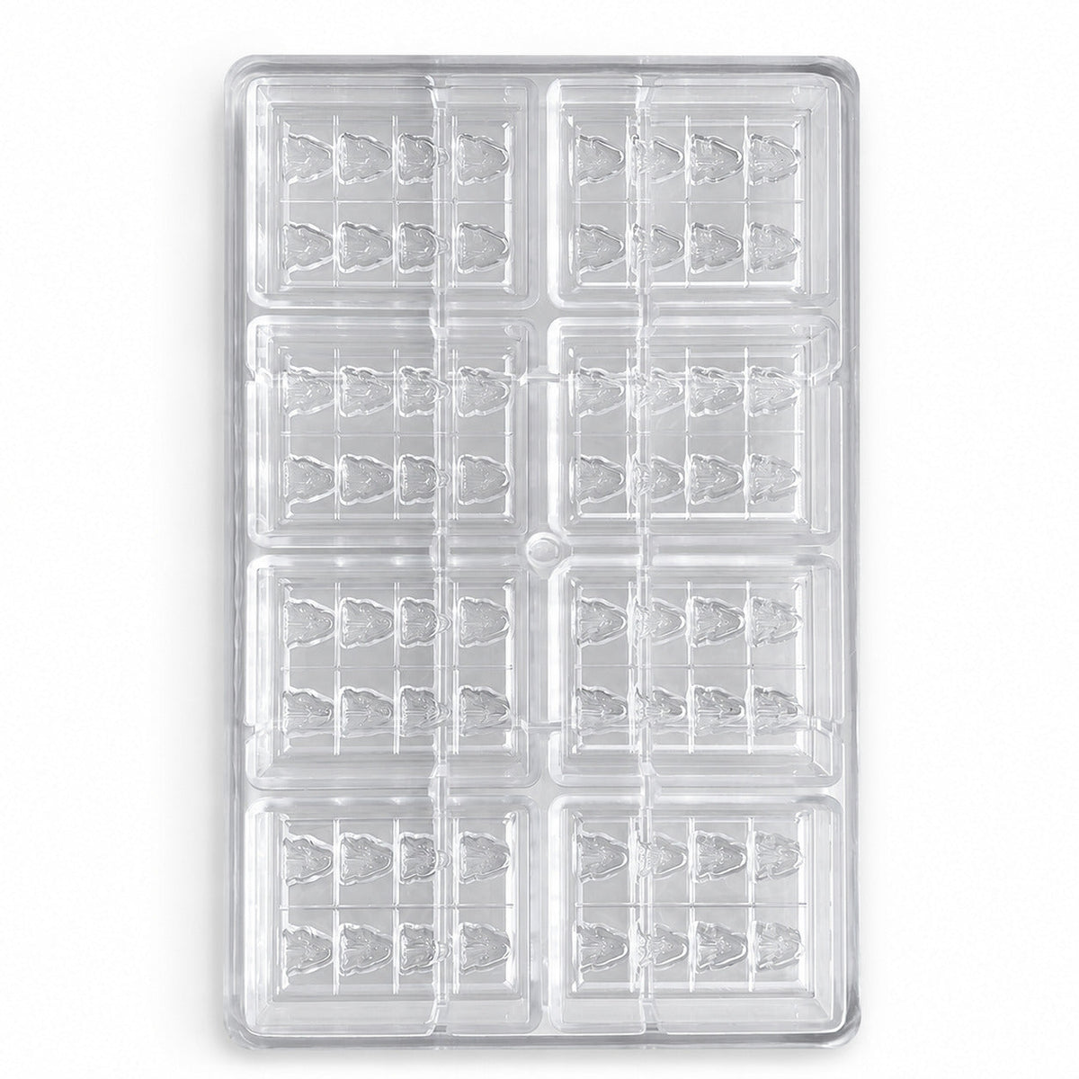 Transparante aangepaste polycarbonaat chocolademal voor commerciële chocoladeproductie