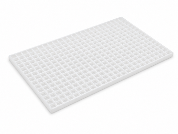 1.5-mL-Quadrat-Gummiform - 432 Kavitäten - Detailansicht, für die gewerbliche Produktion