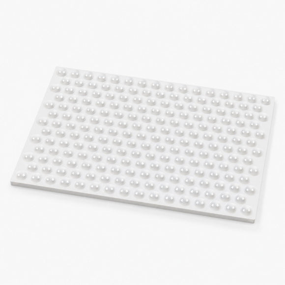 2.6-mL-Silikon-Halbkugel-Gummiform, 202 Kavitäten — Schrägansicht