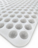 3.1mL leaf gummy mold with 185 cavities shown from a side angle on a white background