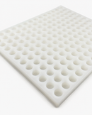 Moule à gummies cylindriques de 3.2 mL, 192 cavités — détail des cavités