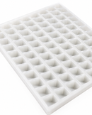 Commercial 3.5mL diamond silicone gummy mold full view
