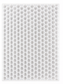 Leere 3-mL-Sechseck-Edelstein-Gummiform, 263 Kavitäten — Draufsicht