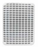 4mL brick gummy mold with 185 embossed cavities, front view