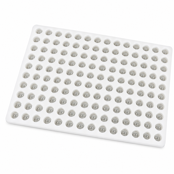 Moule à gummies smiley de 4 mL - 140 cavites - vue de dessus
