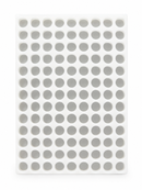 5.6 mL gummivorm munt - 117 holtes - bovenaanzicht