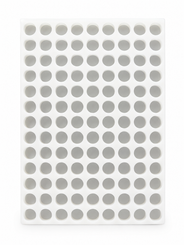 5.6 mL gummivorm munt - 117 holtes - bovenaanzicht