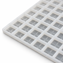 Close-up of 6mL brick gummy mold with 204 silicone cavities