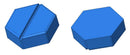 4.6-mL-glattes Sechseck-Breaker-Gummiform - 117 Kavitäten - alternative Ansicht, aus Silikon