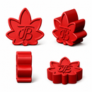 Aangepaste siliconen gummivormen - 3D-ontwerp, bladlogo